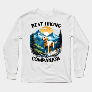 Best Hiking Companion - Labrador Dog Long Sleeve T-Shirt